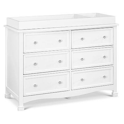 DaVinci Kalani 6-Drawer Double Wide Dresser - Grey
