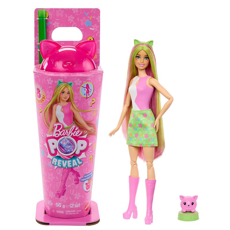 Barbie - Pop Reveal Shake Series Doll, Kitten