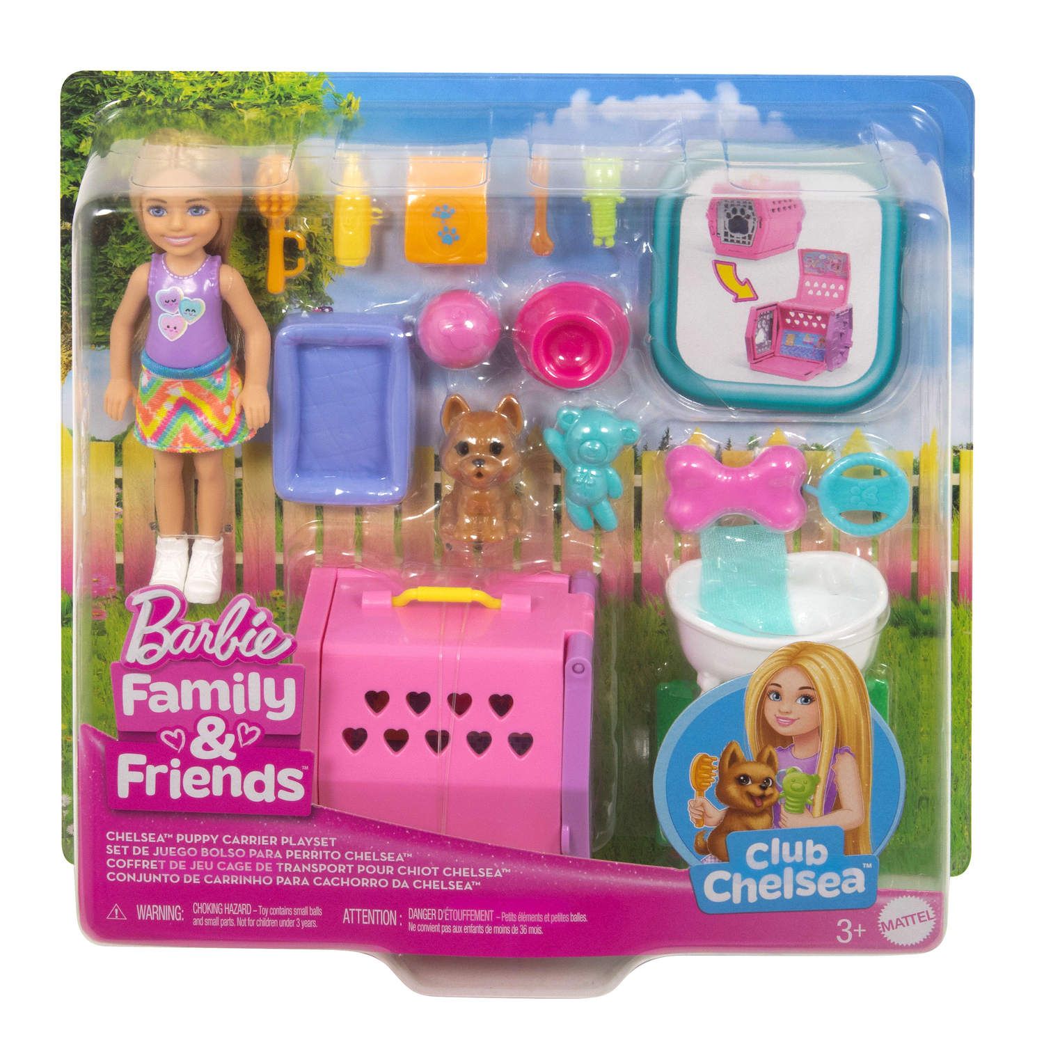 Детский игровой набор Barbie Club Chelsea Puppy Carrier Playset — фото 6