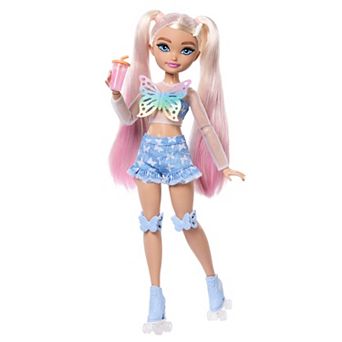 Barbie® Dream Besties “Malibu” Roller Skating Fashion Doll with 9 Makeup Themed Accessories