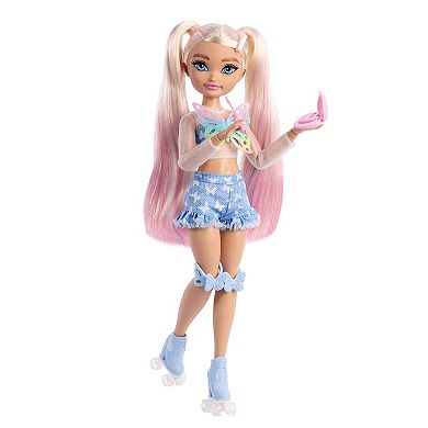Barbie® Dream Besties “Malibu” Roller Skating Fashion Doll with 9 Makeup Themed Accessories