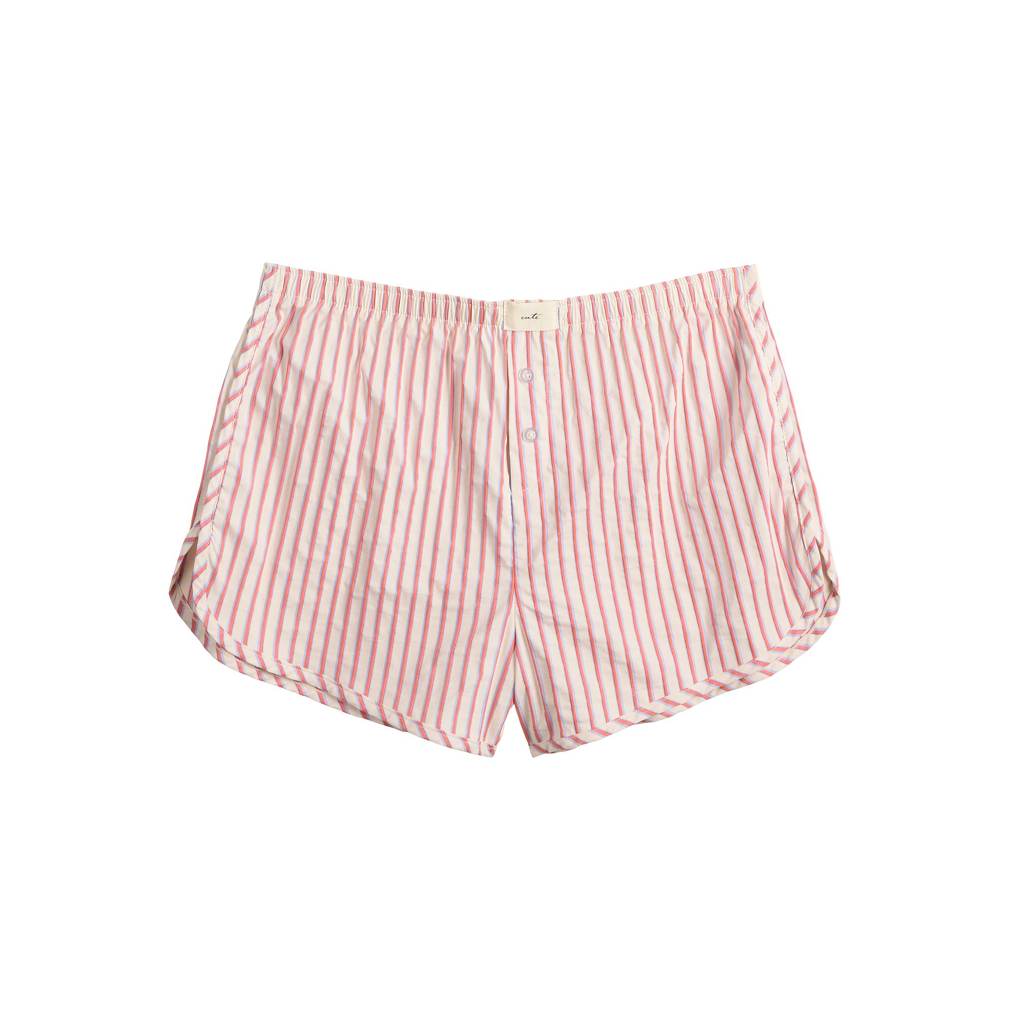 Girls 7-16 eyeshadow Boxer Shorts, Girls, Size: Small, Orange Stripe