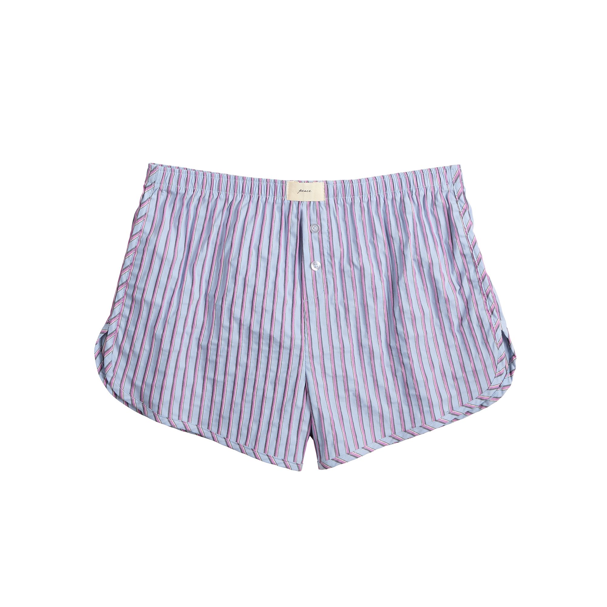 Girls 7-16 eyeshadow Boxer Shorts, Girls, Size: Small, Purple Stripe
