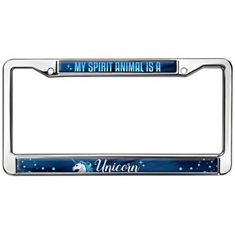 Unicorn License Plate Frame