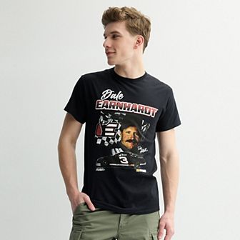 Men's Nascar Dale Earnhardt Poster Graphic Tee