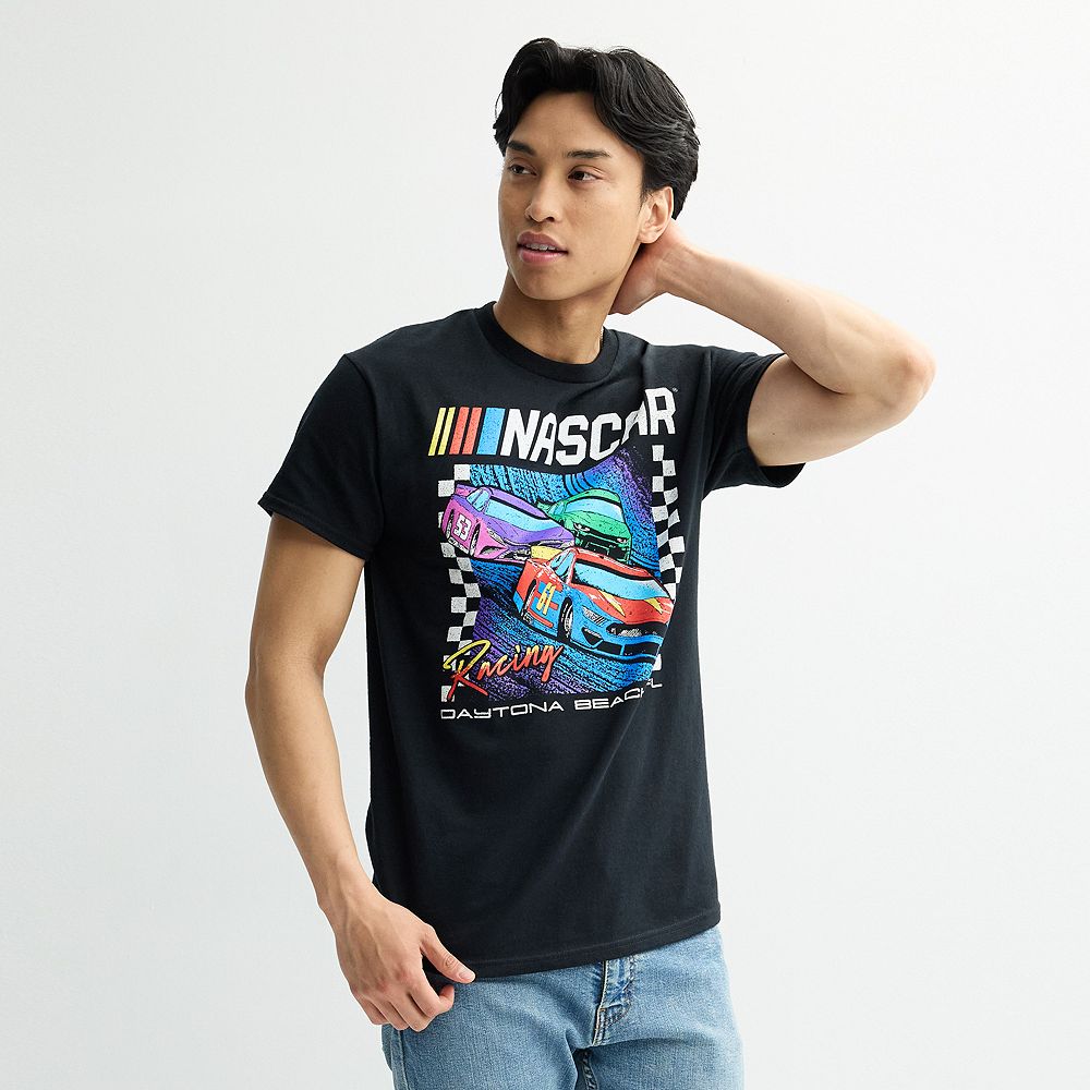 Men's Nascar Racing Daytona Beach Florida Graphic Tee