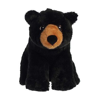 Aurora Medium Black Eco Nation 9.5" Black Bear Eco-Friendly Stuffed Animal