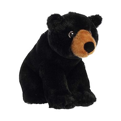 Aurora Medium Black Eco Nation 9.5" Black Bear Eco-Friendly Stuffed Animal
