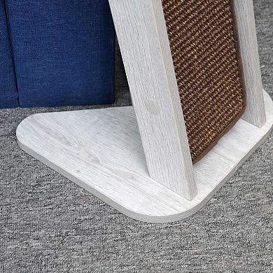 PetPals Cat Sofa Protector with Sisal Scratcher, 2 Packs - 22"H, Groomer, Medium, Wafer