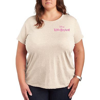 Disney's Lilo & Stitch Plus Size Heart XOXO Graphic Tee