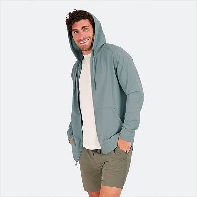 Vapor Apparel Men's Upf 50+ Uv Sun Protection Breeze Full-zip Hoodie