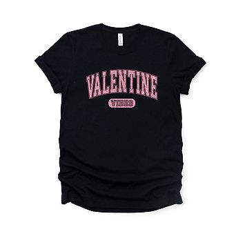 Simply Sage Market Valentine Vibes Distressed Short Sleeve Tee