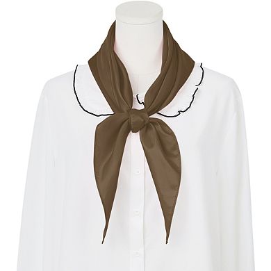 Women's Triangle Scarf Handmade Sailor Bow Tie for Uniform and Cosplay