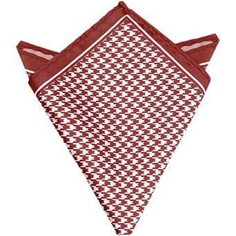 Men's Houndstooth Handkerchiefs Self-Fold Pocket Square for Suit Formal 1 pc