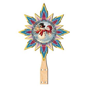 Snow Much in Love Tree Topper Wooden Decor by D. Gelsinger