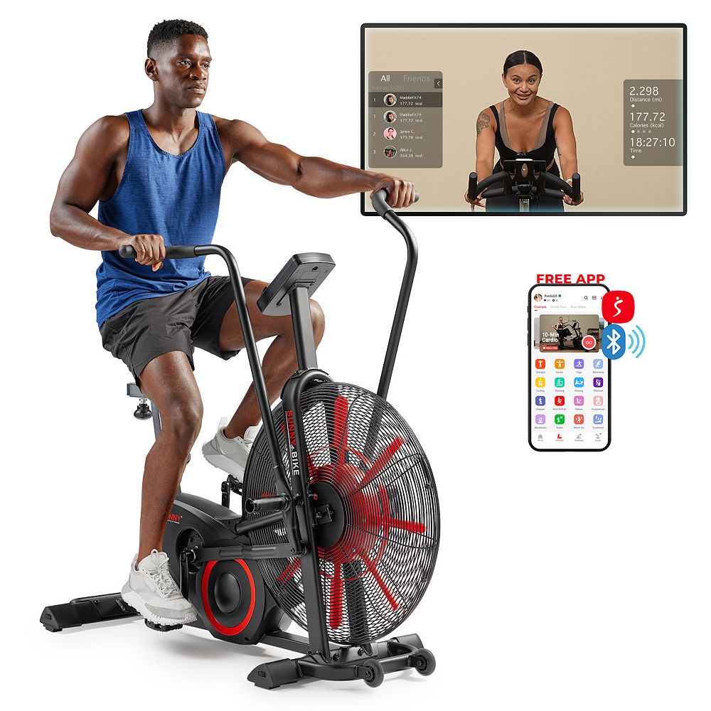 Sunny Health & Fitness Tornado Smart Premium Air Resistance