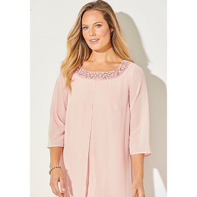 Catherines Women's Plus Size Midnight Dazzle Flyaway Dress