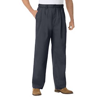 KingSize Men's Big & Tall Knockarounds Full-Elastic Waist Pleated Pants