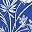 Blue Graphic Vines