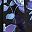 Black Floating Floral