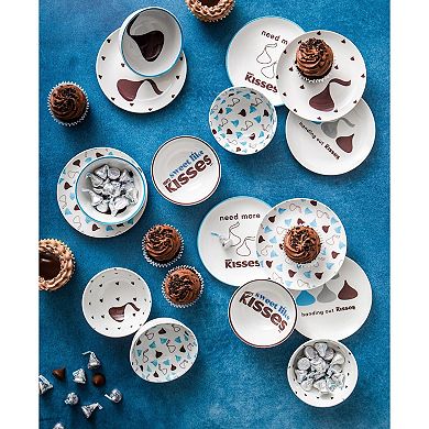 Godinger Silver Hershey's Kisses 4-Piece Dessert Plate Set