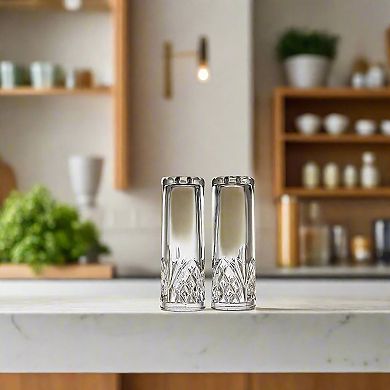 Godinger Silver Dublin Crystal Salt and Pepper Shaker Set