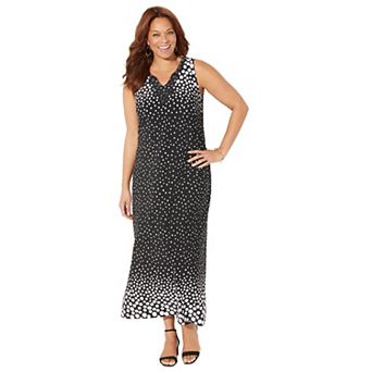 Catherines Women's Plus Size Terrace Ridge Maxi Dress