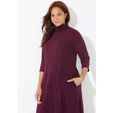 Catherines Women's Plus Size Petite Anywear Maxi Dress