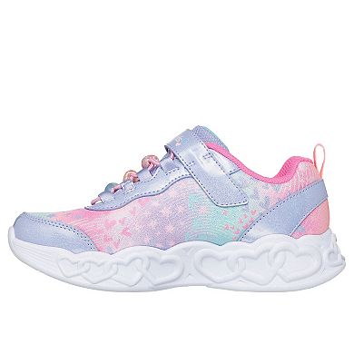 Skechers Heart Lights® Heart Jewels Girls' Light Up Sneakers