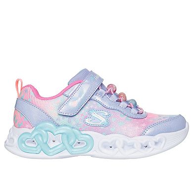 Skechers Heart Lights® Heart Jewels Girls' Light Up Sneakers