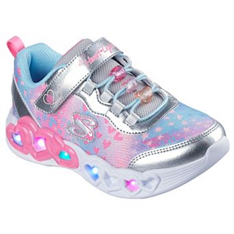 Skechers Heart Lights® Heart Jewels Girls' Light Up Sneakers