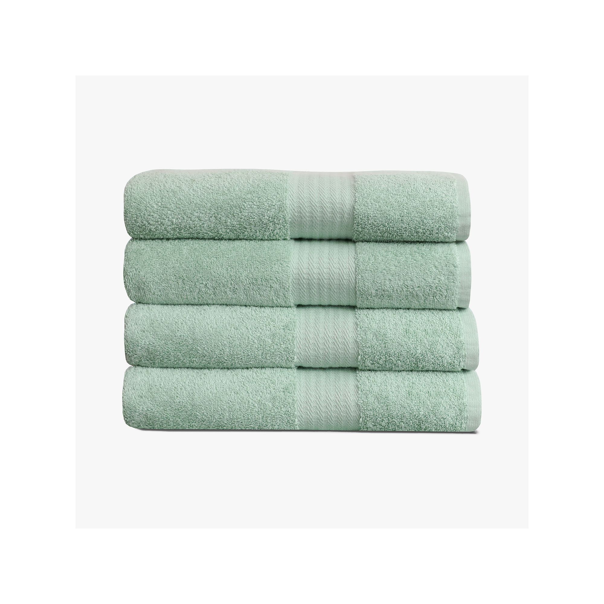 True Classic 4-piece Bath Towel Set, Silt Green