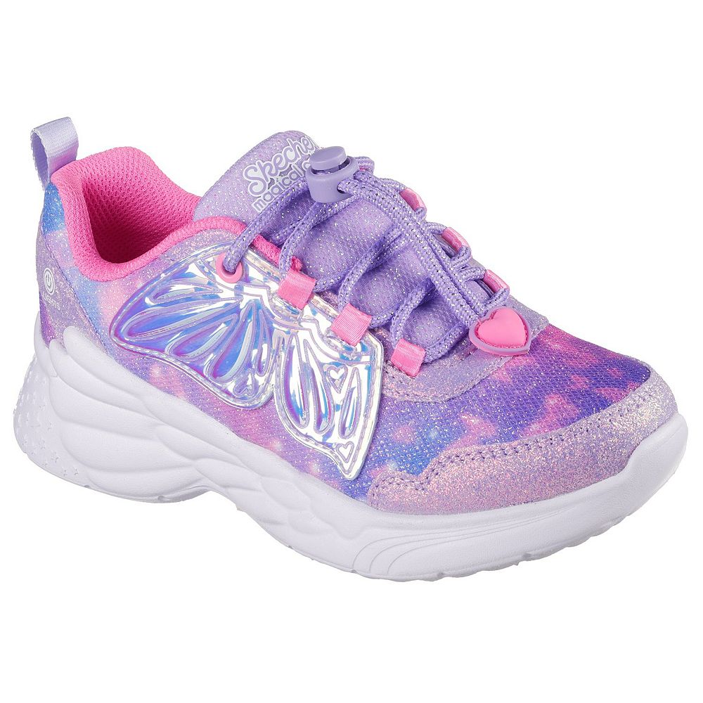 Skechers Dream Racer Wing Brites Girls' Adaptive Light-Up Shoes