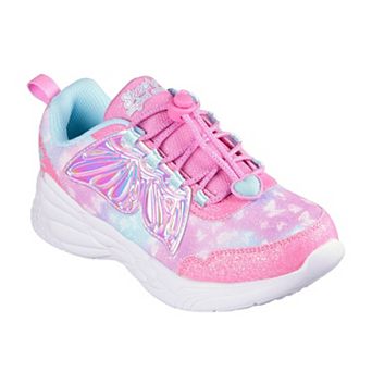 Skechers Dream Racer Wing Brites Girls' Adaptive Light-Up Shoes