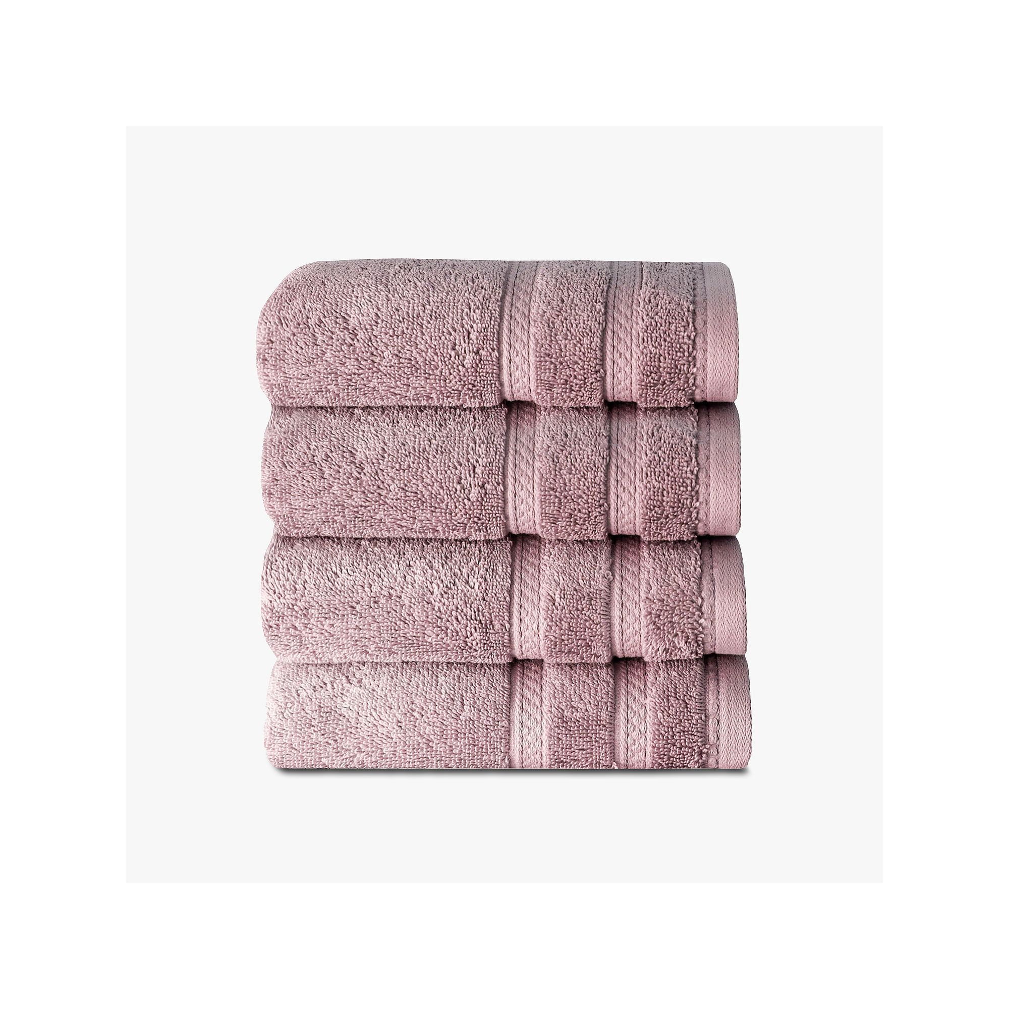True Comfort 4-pk. Cotton Hand Towels, Purple
