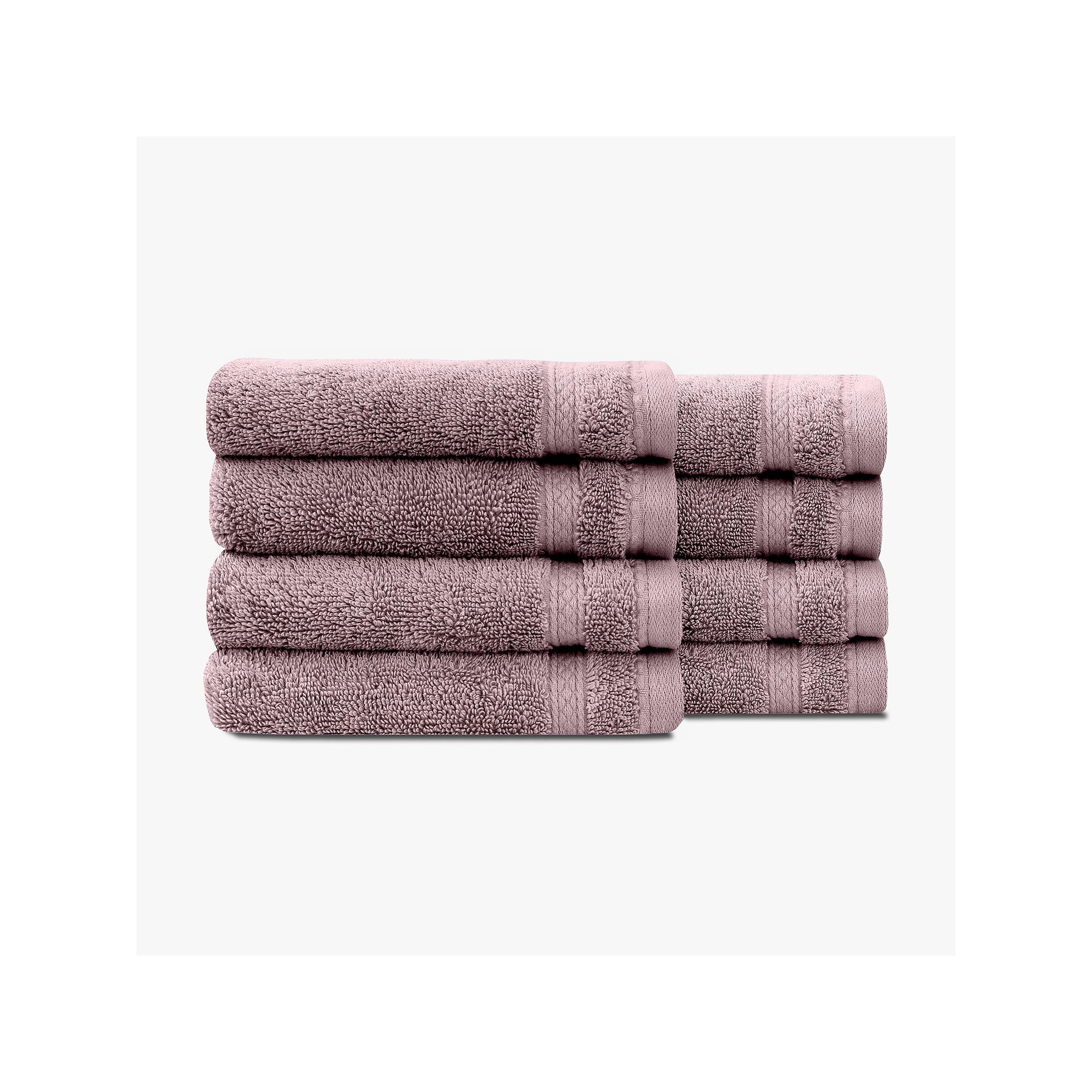 True Comfort 8-pk. Cotton Washcloths, Purple