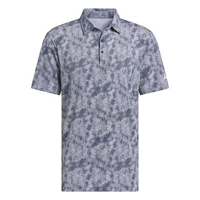 Men's adidas Textured Print Polo Shirt