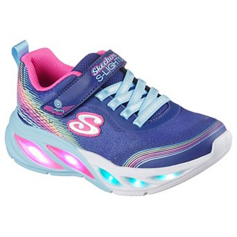 Skechers S-Lights® Cosmic Glow Rainbow Beam Girls' Light Up Sneakers