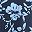 Navy Mono Floral