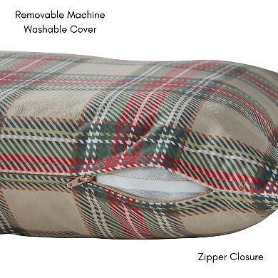 Happy Hounds Charlie Holiday Plaid Throw Pet Bed