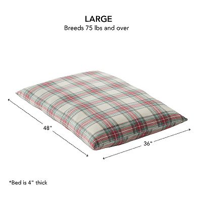 Happy Hounds Charlie Holiday Plaid Throw Pet Bed