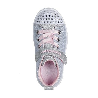Skechers Twinkle Toes® Heart Steps Shimmer Sweetie Toddler Girls' Light-Up Shoes