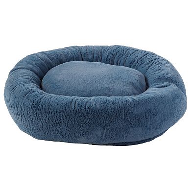 Happy Hounds Ryder Faux Fur Donut Pet Bed