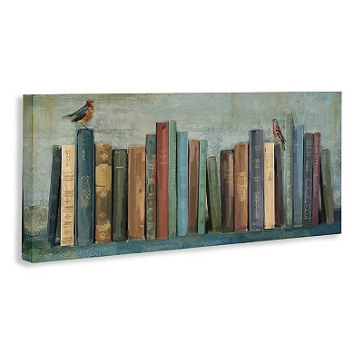 Stupell Home Decor Books & Birds Textured Wall Art