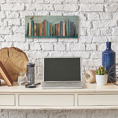 Stupell Home Decor Books & Birds Textured Wall Art