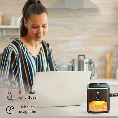 Tranquil Mist Bundle: 3-in-1 Salt Diffuser & Essential Oil Set