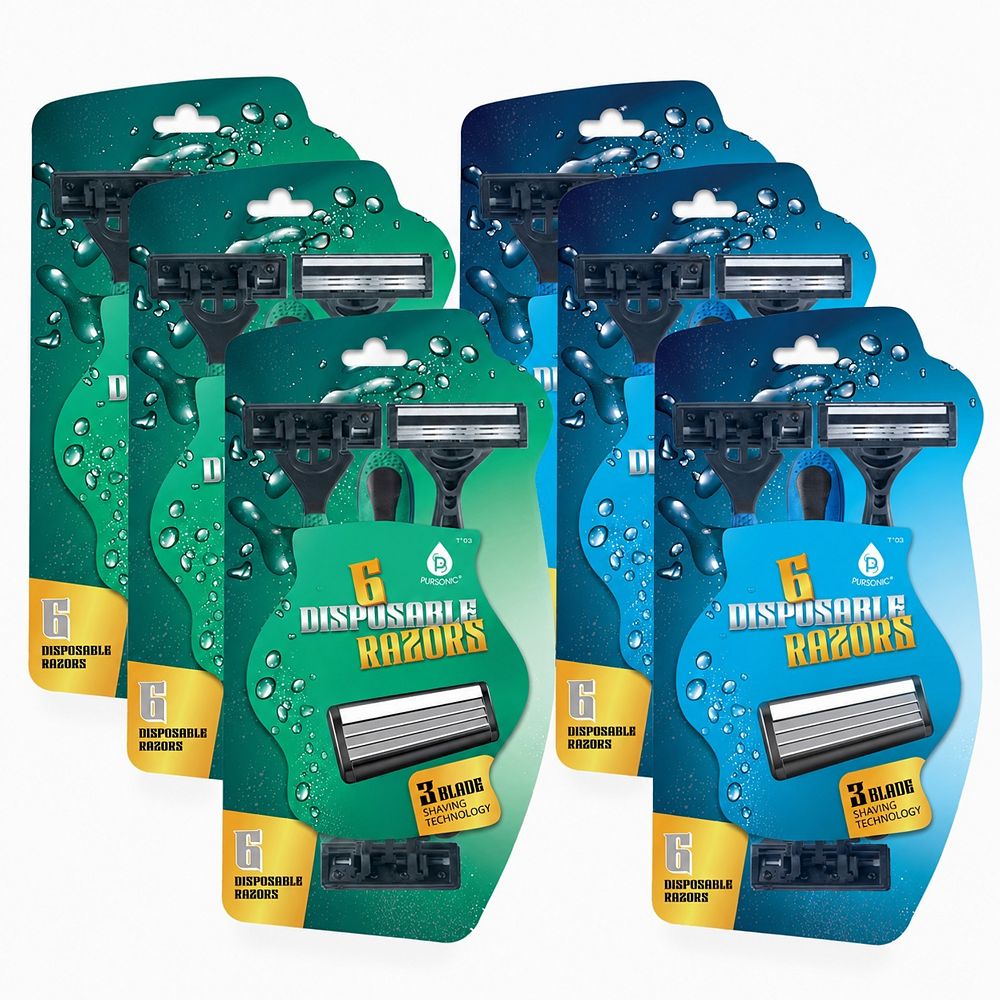Mario Lopez 36 Disposable Razors Bundle