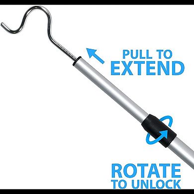 Shepherds Aluminium Pole with Hook and Handle