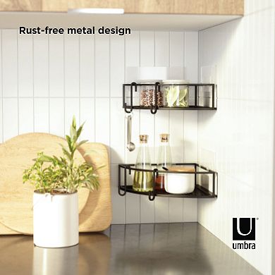 Umbra 2-Piece Cubiko Corner Storage Shelf Set