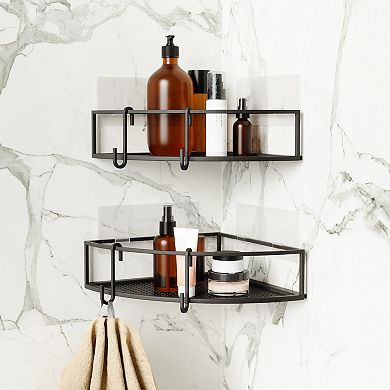 Umbra 2-Piece Cubiko Corner Storage Shelf Set